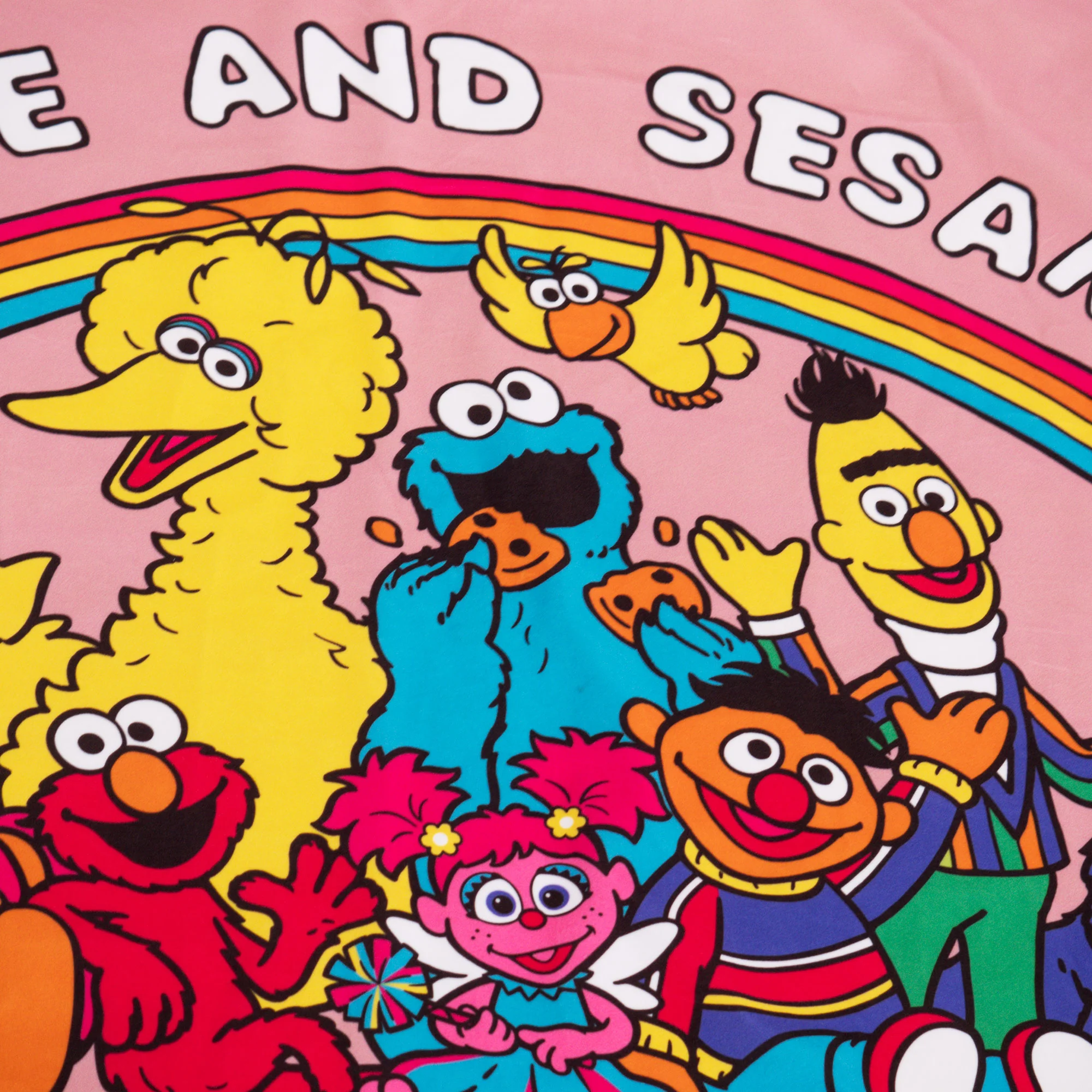 Pläd / Filt - Peace Love & Sesame Street - Image 3