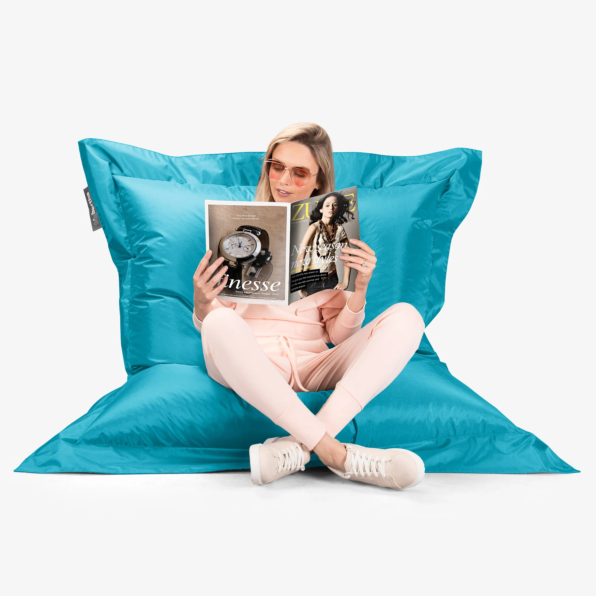 Saccosäck XXL Outdoor - SmartCanvas™ Cyan - Image 5