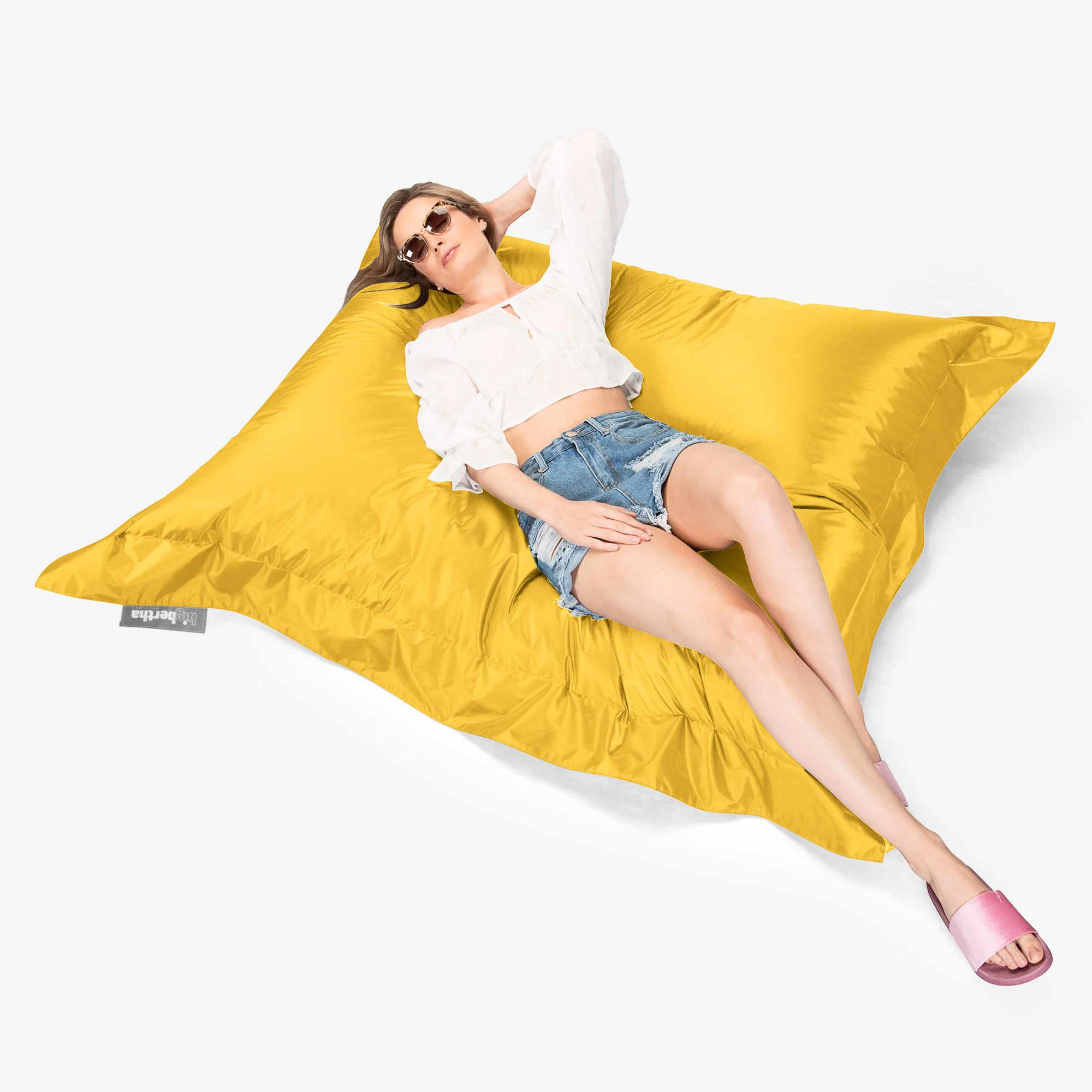 Saccosäck XXL Outdoor - SmartCanvas™ Gul - Image 7