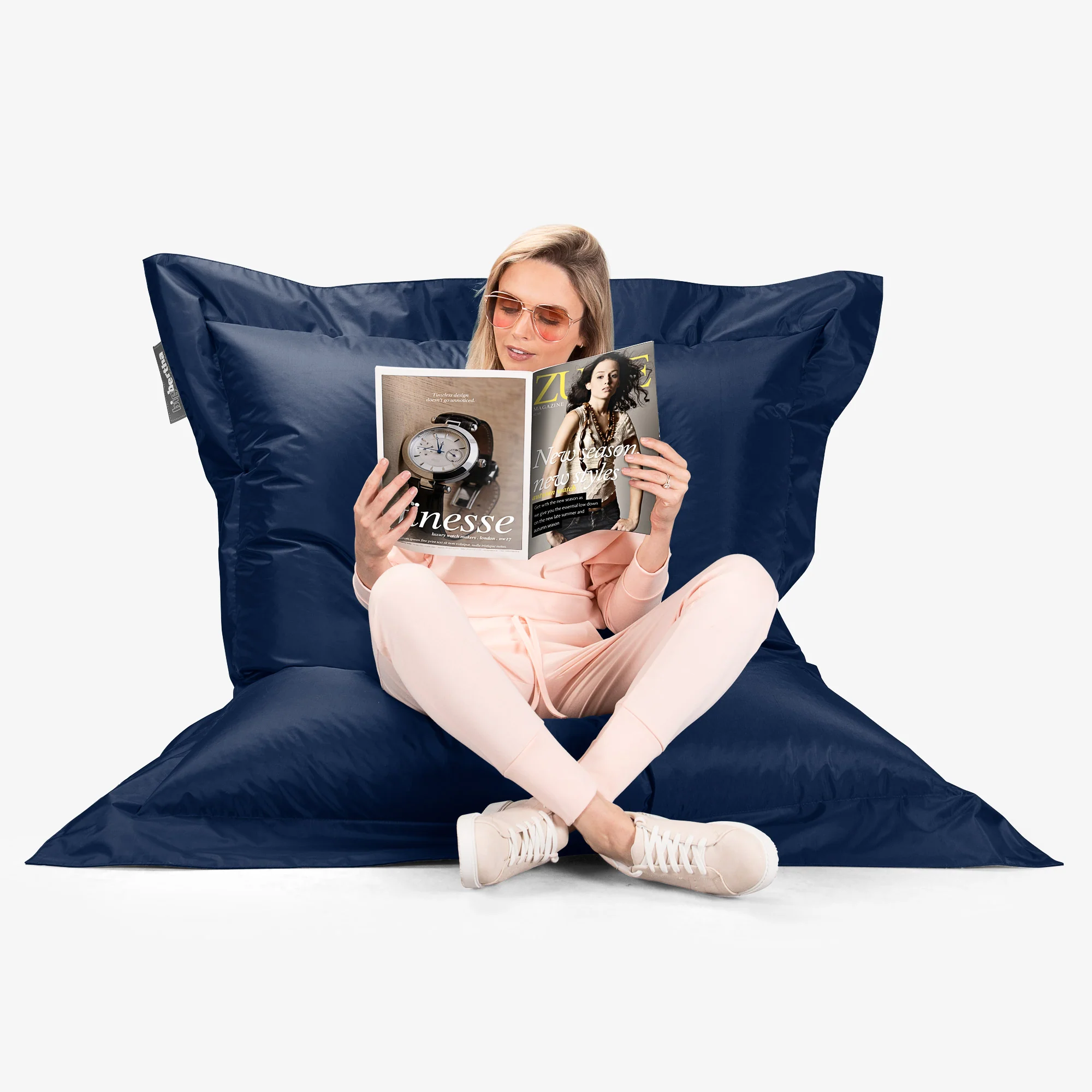 Saccosäck XXL Outdoor - SmartCanvas™ Marinblå - Image 5